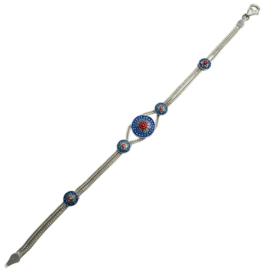 Anatolischer Stern Silberarmband
