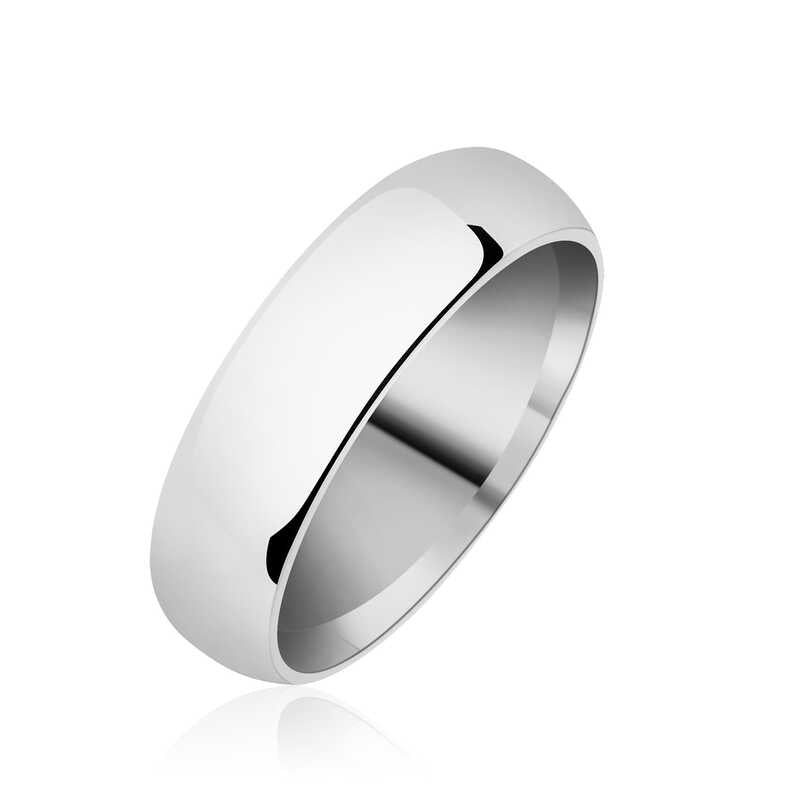 5 mm Smooth Dome Silver Ring