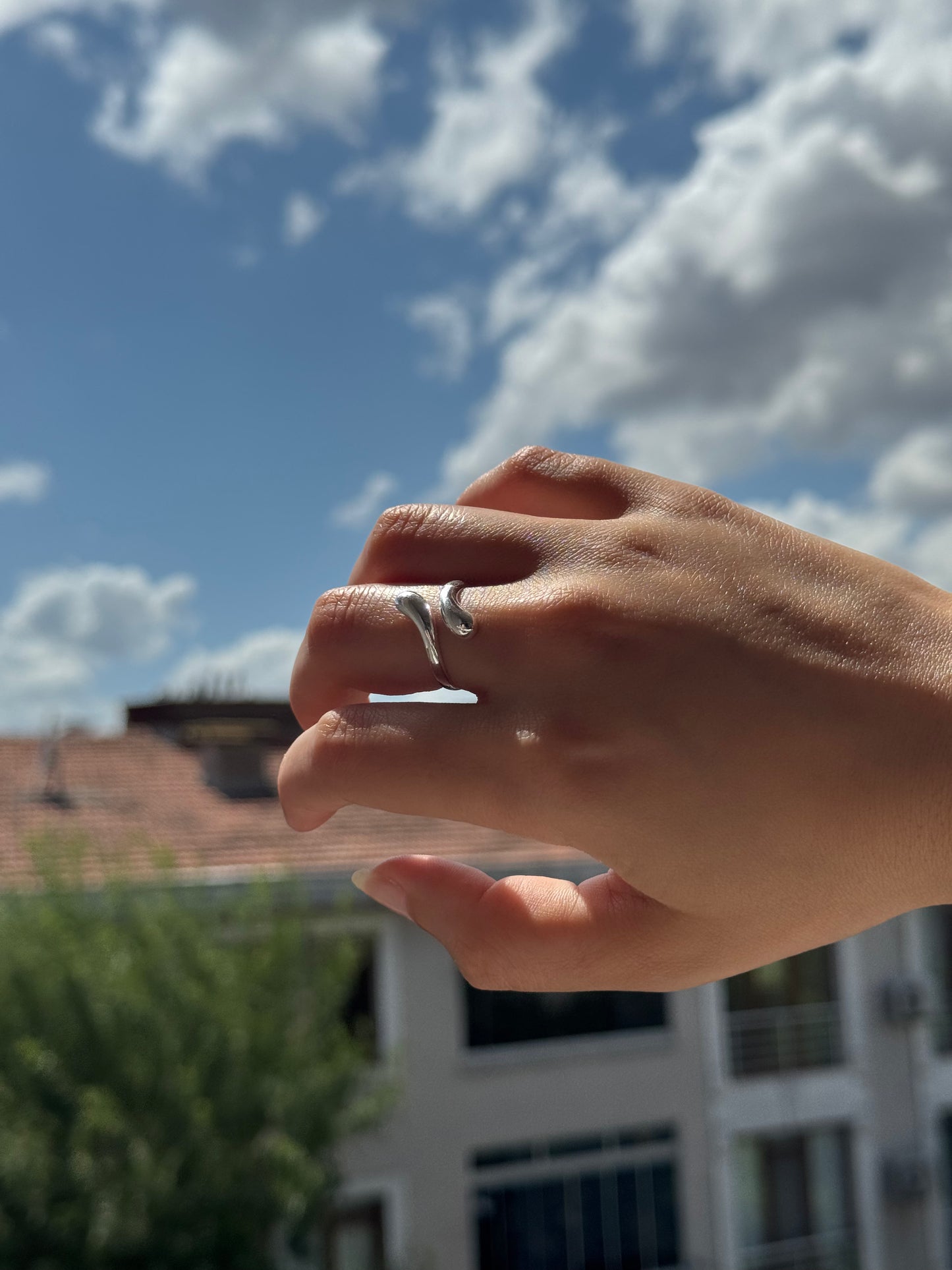 Bague en argent Silence du flux