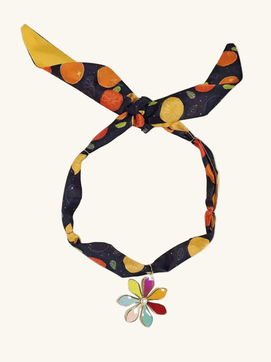 Collier foulard océan