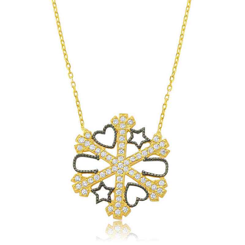 Snowflake Luck Women's Silver Necklace