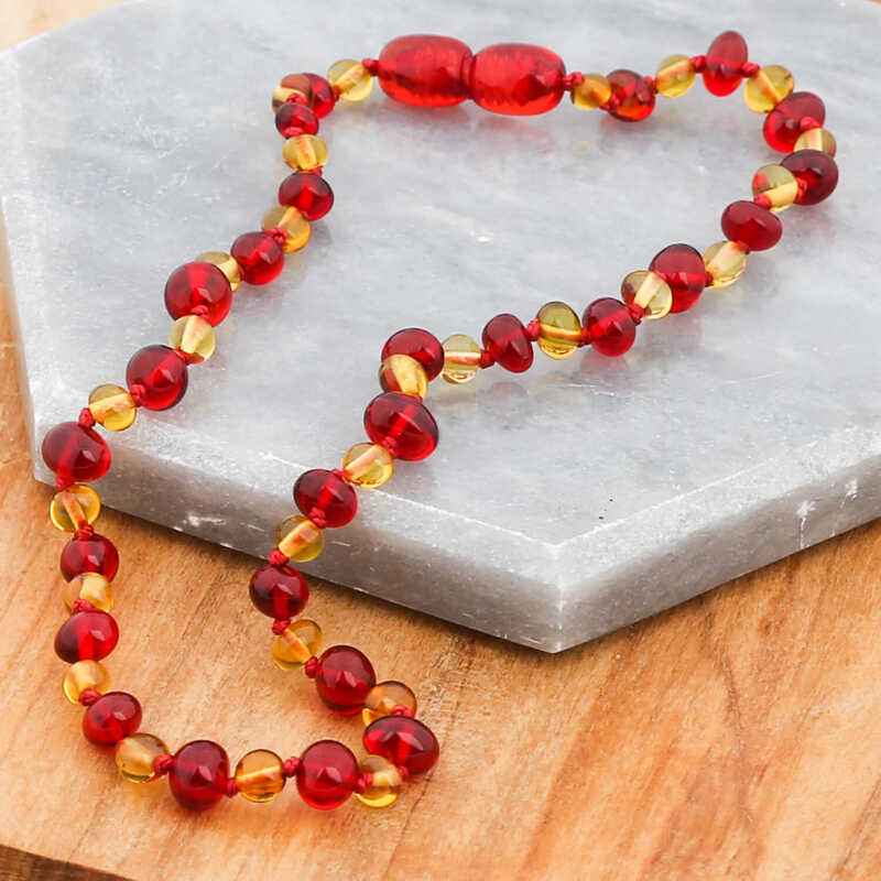 Baby Drop Amber Teething Necklace
