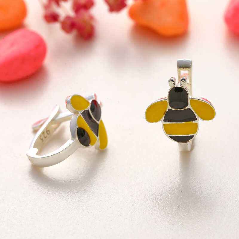 Bee Children's Silver Earring