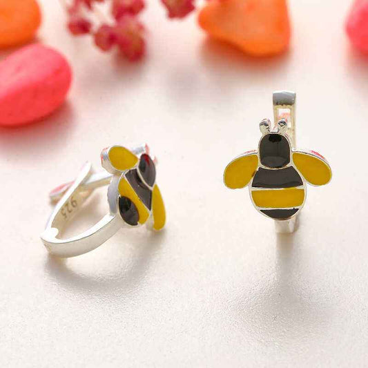 Bee Children's Silver Earring