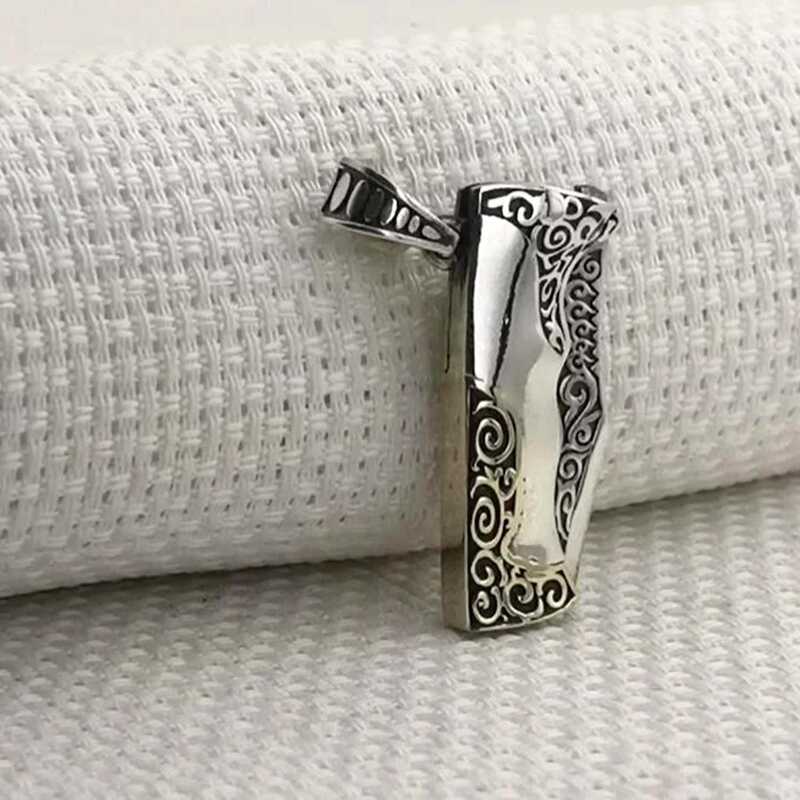 Hunter's Knife Men's Silver Pendant