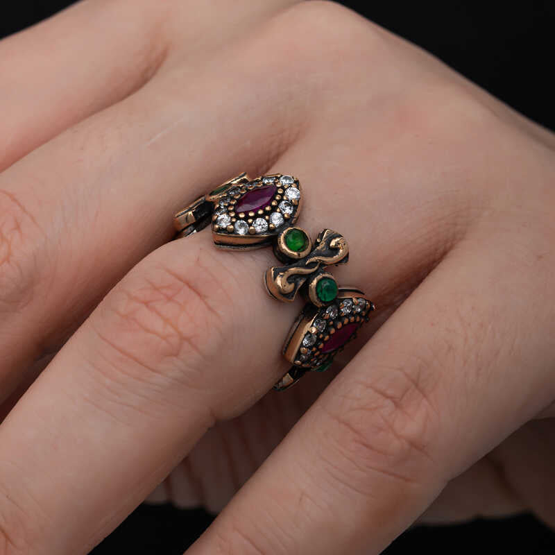 Adjustable Authentic Shuttle Women's Silver Ring
