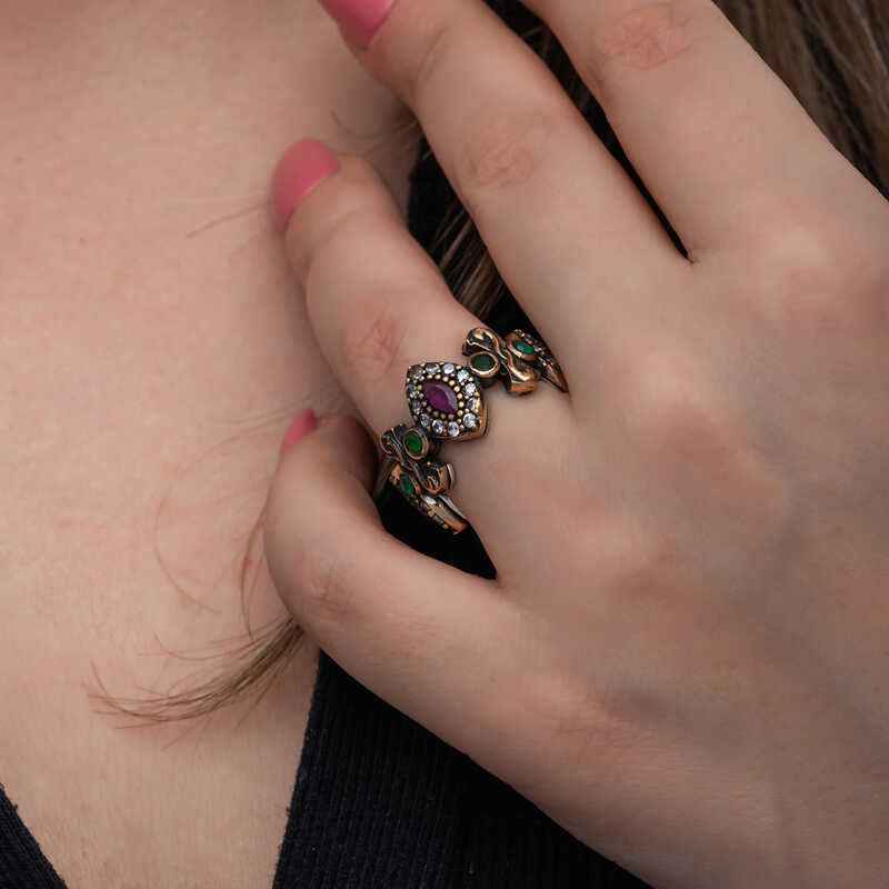 Adjustable Authentic Shuttle Women's Silver Ring
