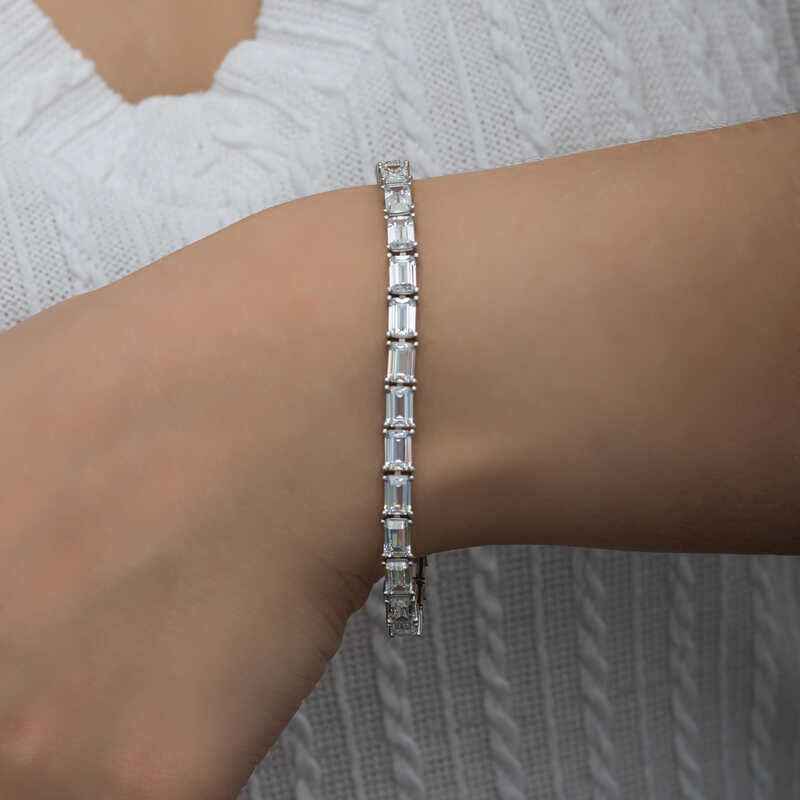 White Stone Waterway Women's Silver Set