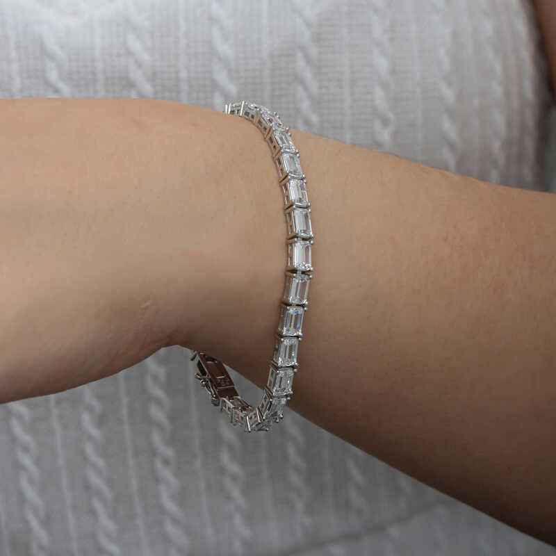 White Stone Waterway Women's Silver Set