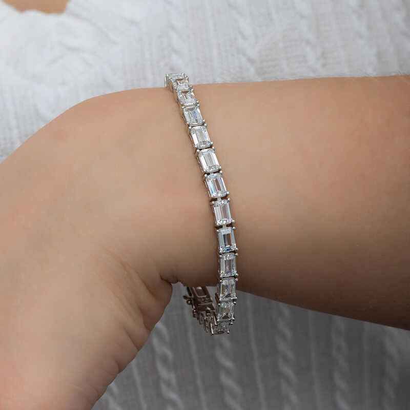 White Stone Waterway Women's Silver Set
