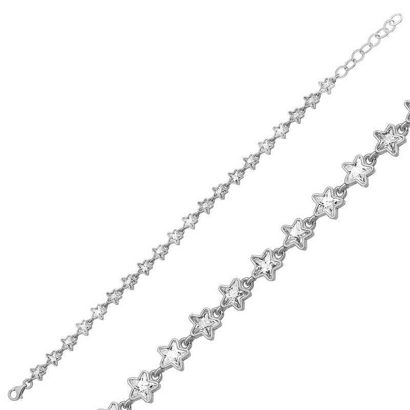 White Star Women's Silver Bracelet