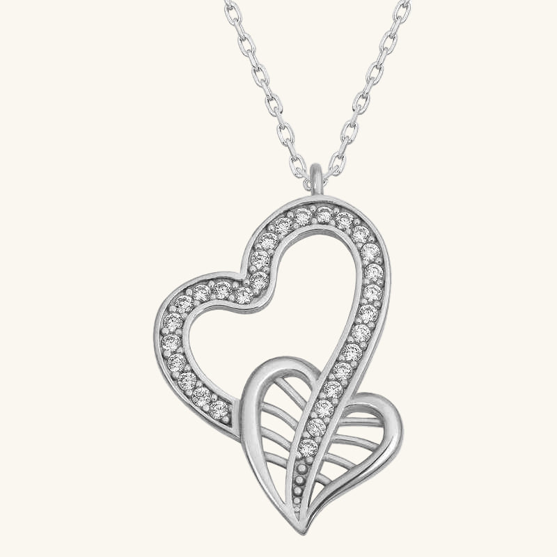 United Hearts Women's Silver Pendant