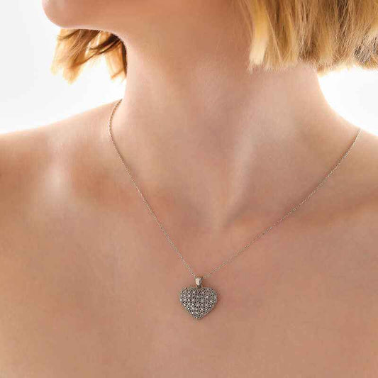 Bombeli Heart Women's Silver Pendant