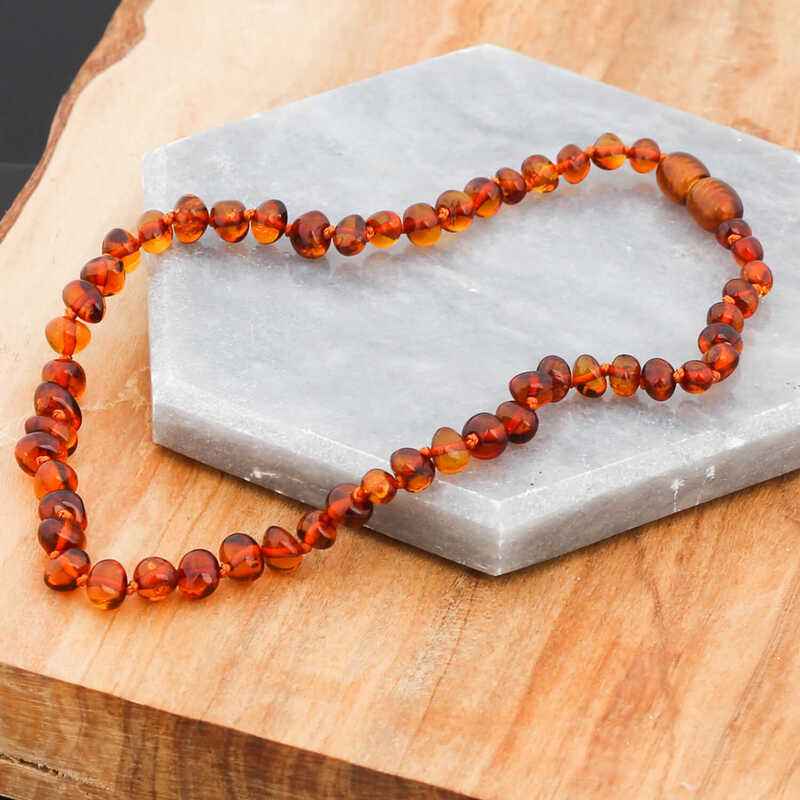 Baby Drop Amber Teething Necklace