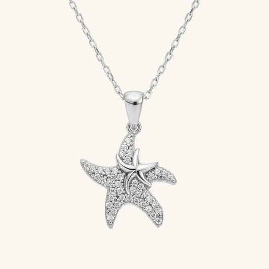 Starfish Women's Silver Necklace