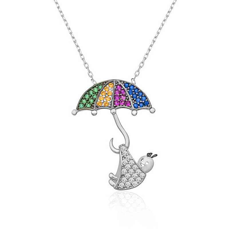 Falcon Baby Silver Pendant