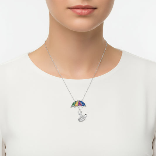 Falcon Baby Silver Necklace