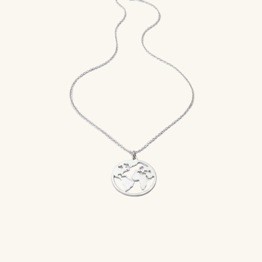 World Women's Silver Necklace