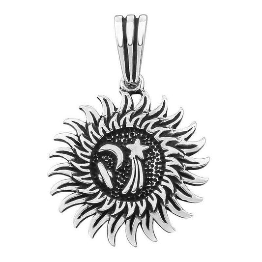 Galaxy Men's Silver Pendant