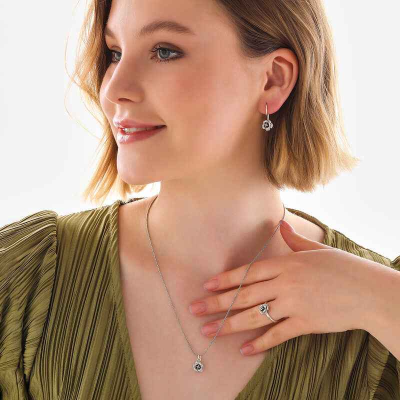 Rose Women's Silver Set