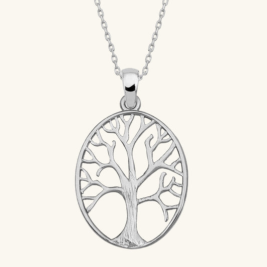 Tree of Life Women's Silver Necklace