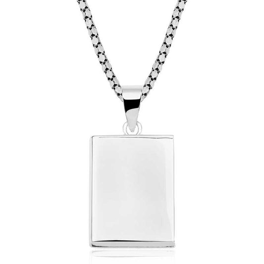Openable Inside Cevsen Silver Necklace