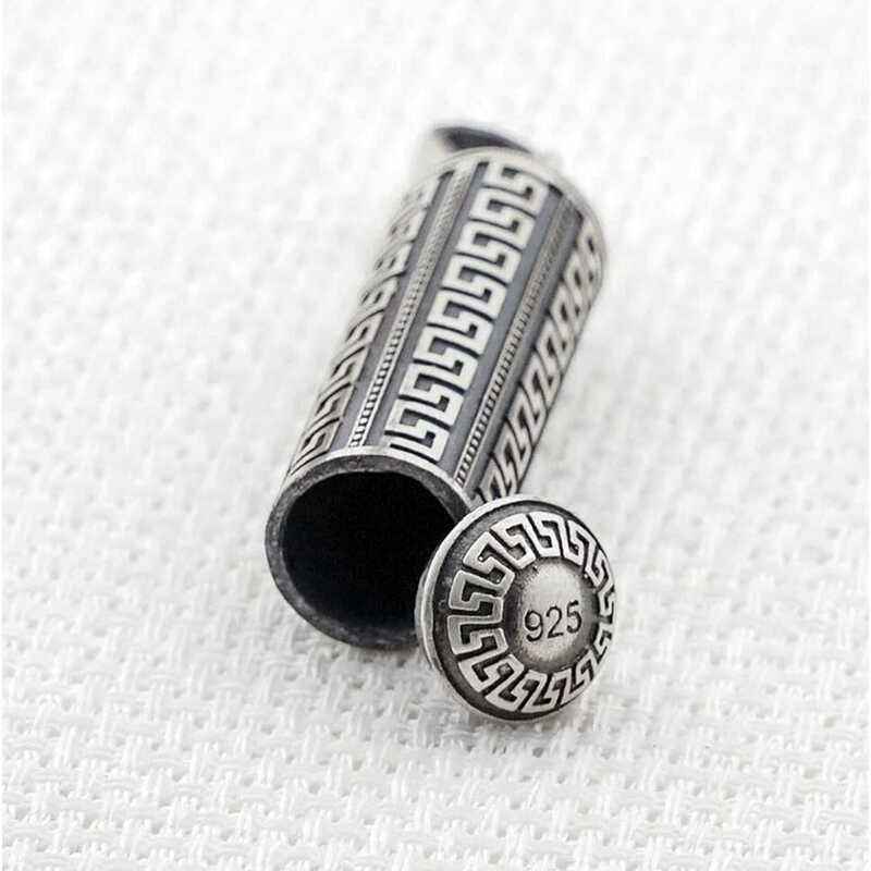 Openable Locket Case Silver Necklace