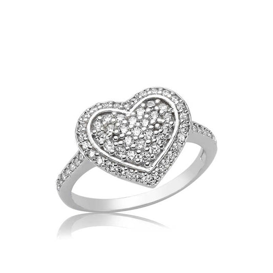 Herz Damen Silberring