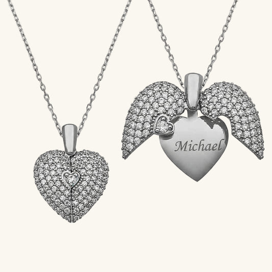 The Secret in My Heart Silver Pendant