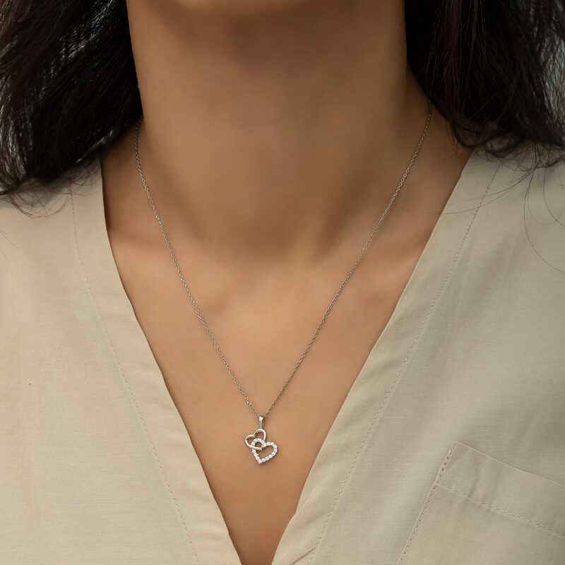 Heart Women's Silver Necklace