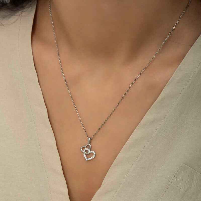 Heart Women's Silver Necklace