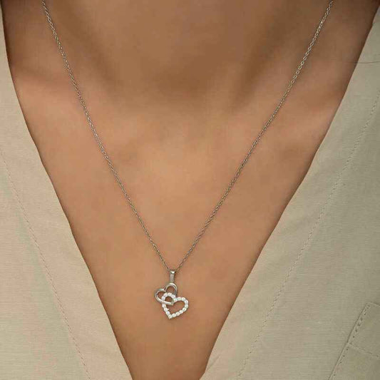 Heart Women's Silver Necklace