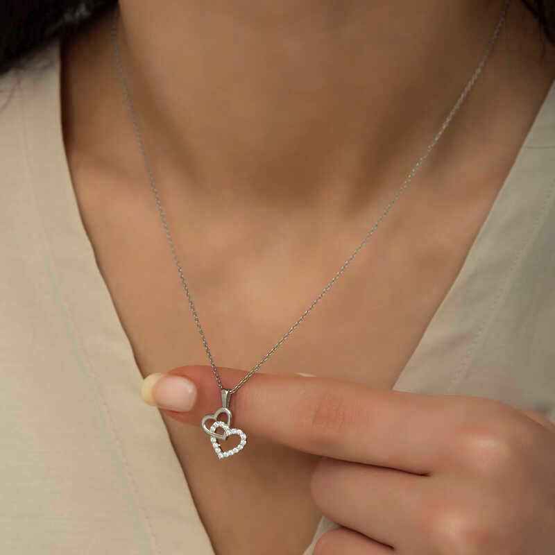 Heart Women's Silver Necklace