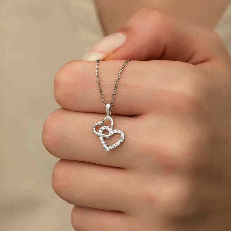Heart Women's Silver Necklace