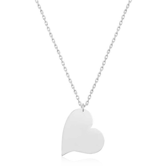 Heart Women's Silver Necklace
