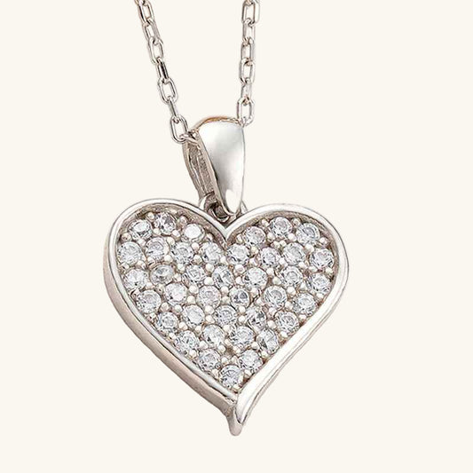 Heart Women's Silver Necklace