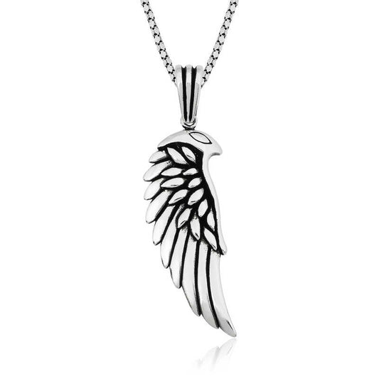 Wing Silver Necklace