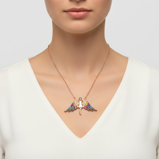 Collier en argent pour femme Angel