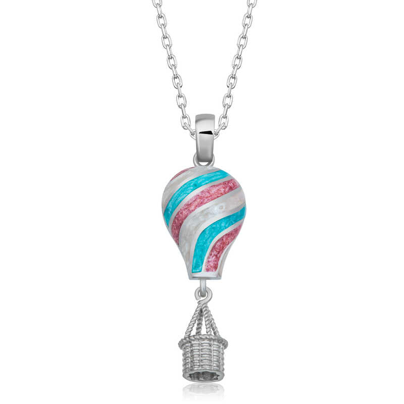 Collier en argent pour femme Ballon de Cappadoce