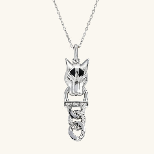 Tiger Figure Women's Silver Pendant