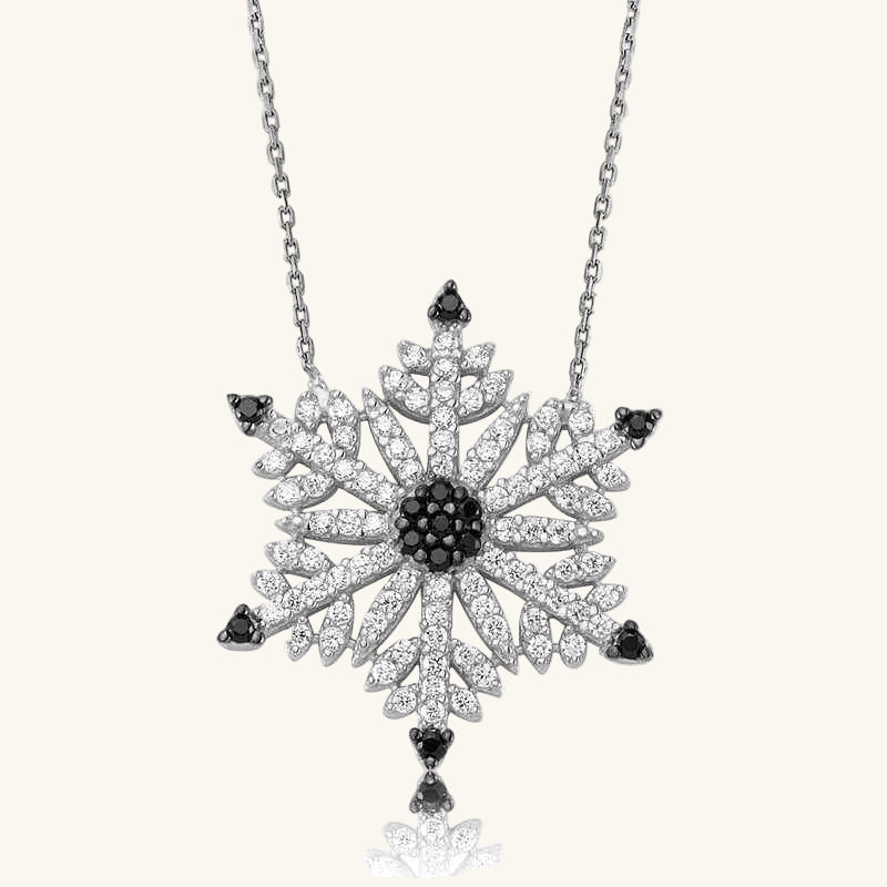 Snowflake Women's Silver Necklace