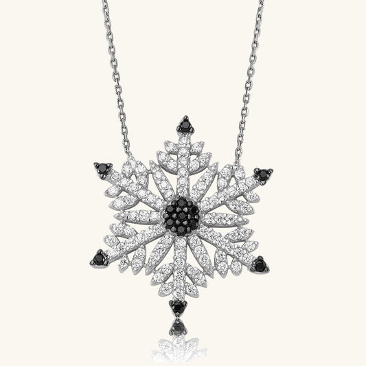 Snowflake Women's Silver Necklace