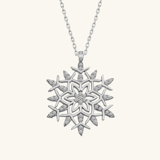 Snowflake Silver Pendant