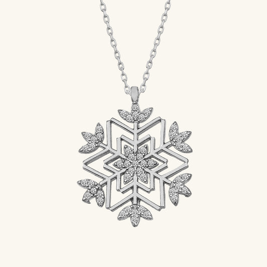 Snowflake Silver Pendant