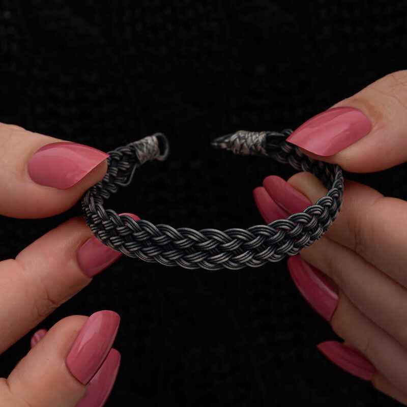 Kazaziye Knit Silver Bracelet