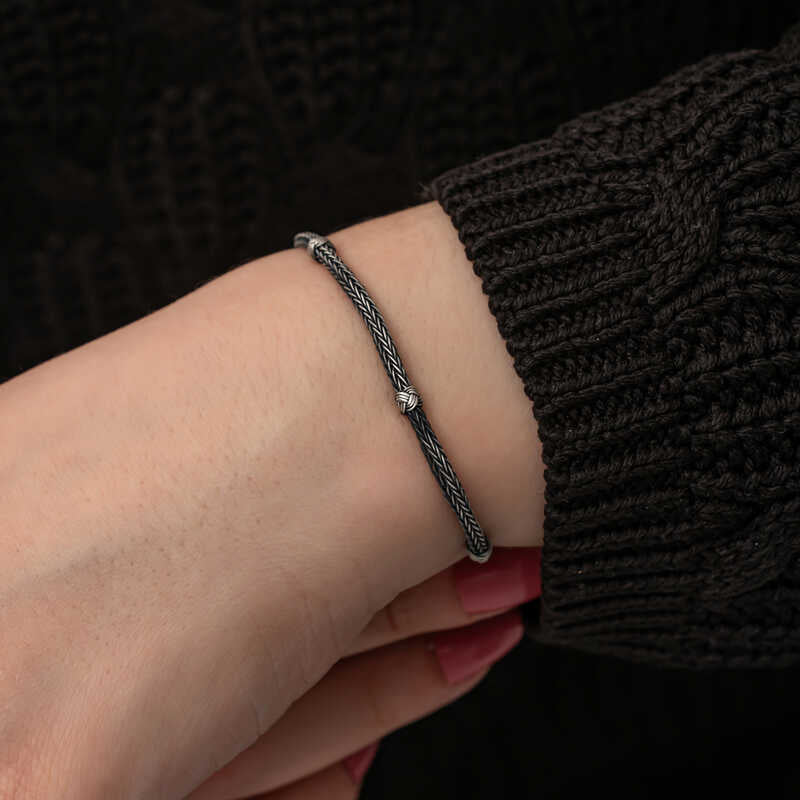 Bracelet Kazaz Wire Art Knit Silver