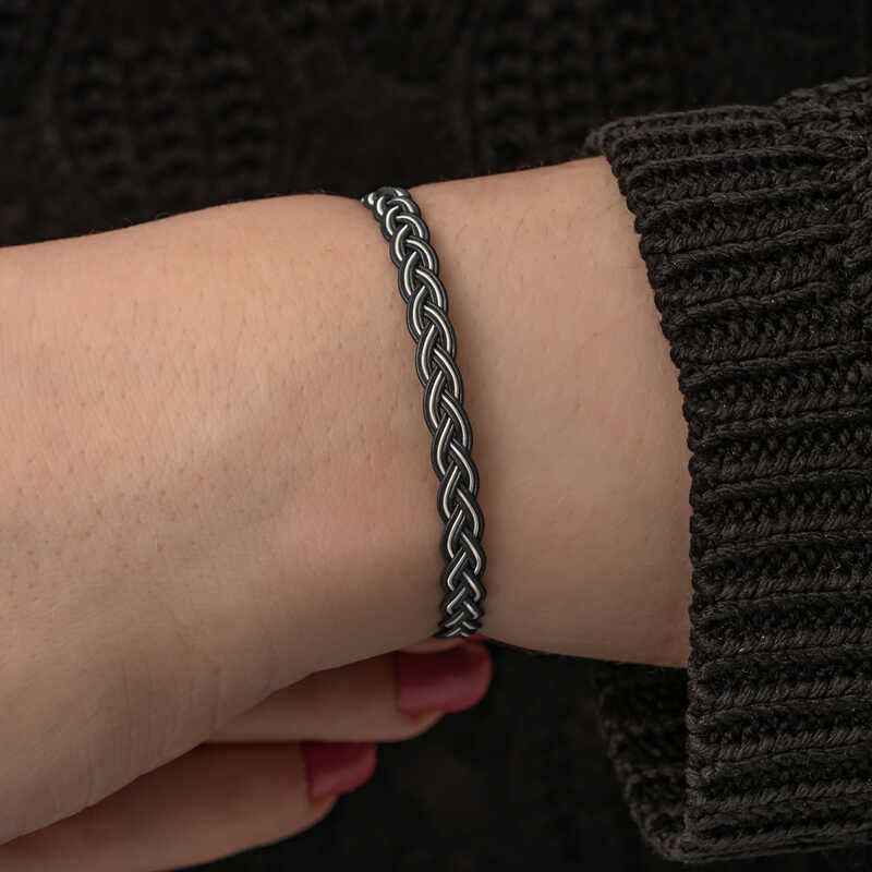 Kazaziye Knit Silver Bracelet