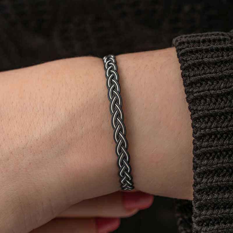 Kazaziye Knit Silver Bracelet