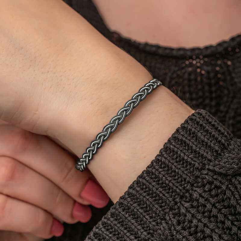 Kazaziye Knit Silver Bracelet
