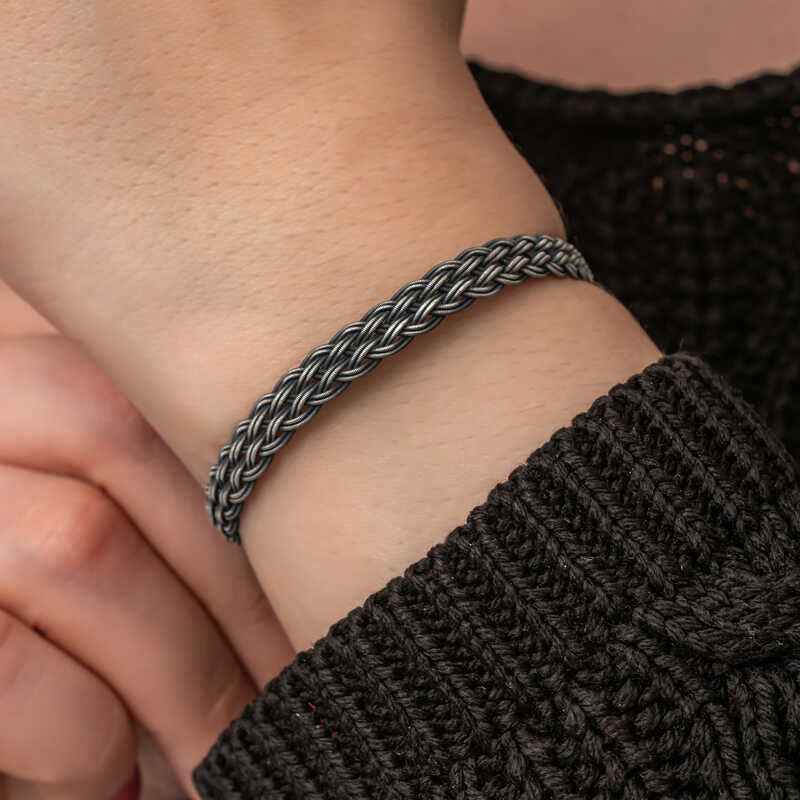 Kazaziye Knit Silver Bracelet